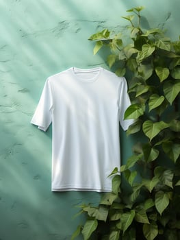 Professional White T-Shirt for Mockup Design AI Generative photo