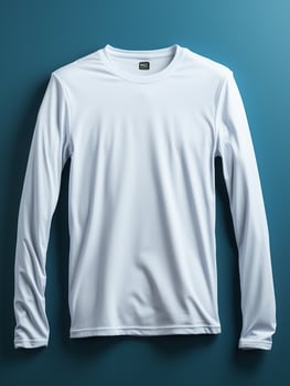 Professional White T-Shirt for Mockup Design AI Generative photo