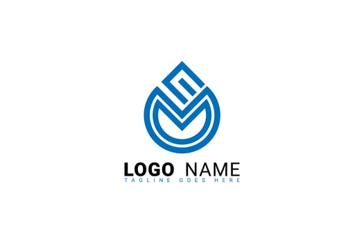 M logo design for a company photo