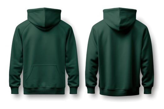 Set of hoodie isolated photo
