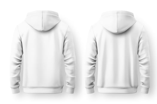 Set of hoodie isolated photo
