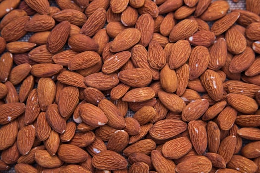 Almonds Pattern texture can be used as a background wallpaper photo