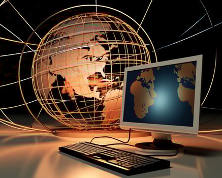 Celebrate International internet day stock photos