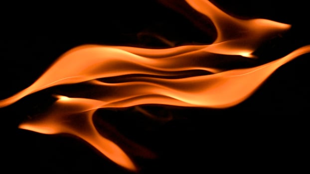 fire background burning flame frame on a black background photo