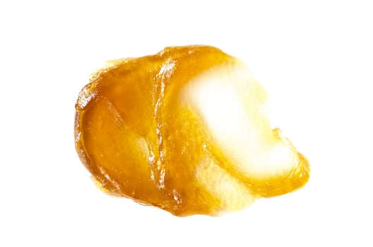 Cosmetic product gel smudge white isolated background. Skin care concept. - Image photo