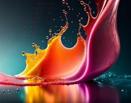 Abstract background with a fluid, water-like texture. AI Generated photo