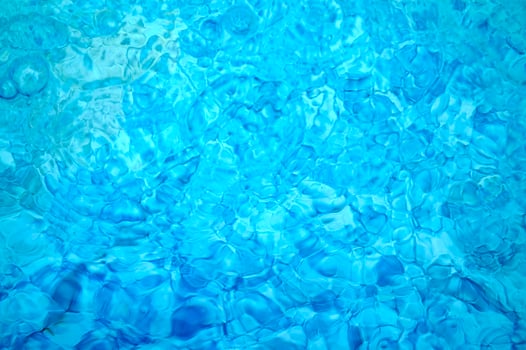 blue abstract background with water droplets photo