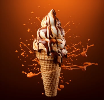 Ice cream background photo