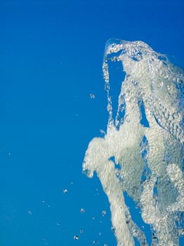 the water games of a fountain photo