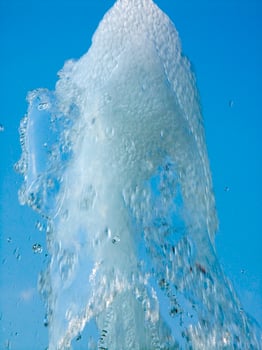 the water games of a fountain photo
