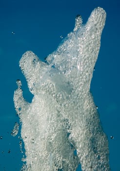 the water games of a fountain photo