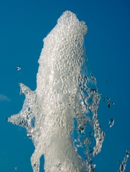 the water games of a fountain photo