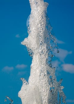 the water games of a fountain photo