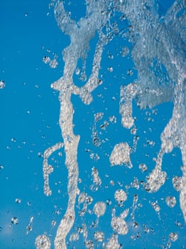 the water games of a fountain photo