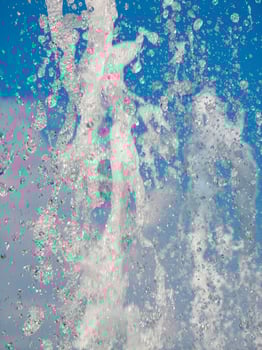 the water games of a fountain photo