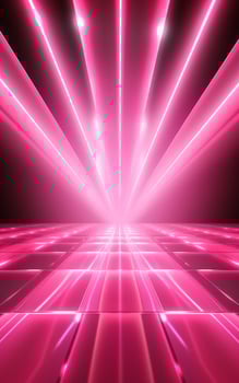 Ai generative backdrop With Illumination Of pink Spotlights For Flyers realistic image, ultra hd, high design photo