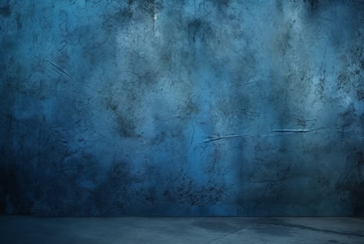 abstract blue texture cement concrete wall background. generative ai photo