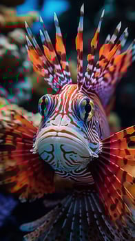 unique fish on coral reefs photo