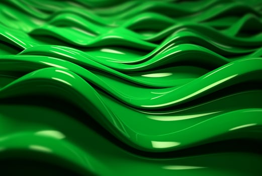 green abstract background. generative ai photo