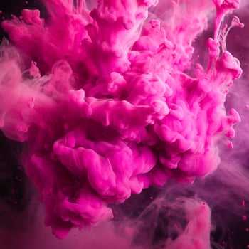 hot pink color splash photo