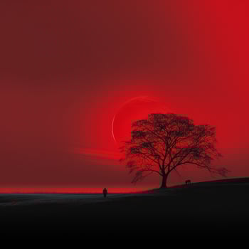 red Minimalist wallpaper photo