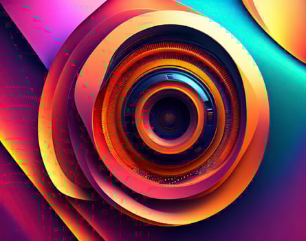 Abstract background with a mix of organic and mechanical elements. AI generated photo