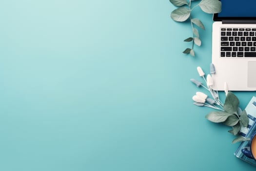 Working desk background photo