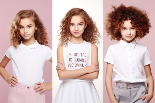 Fashion girl background photo