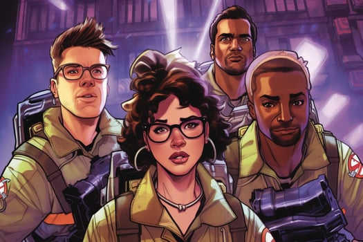 a comic book cover for the cover of the book ghos photo