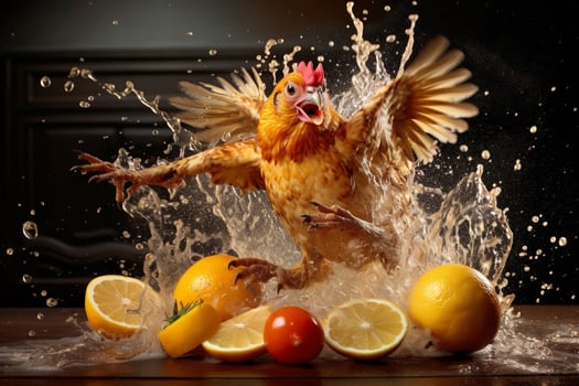 a fast shutter speed food photography create a dyna photo