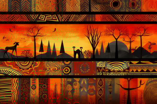 african patterns image hd photo