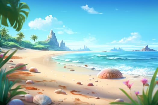 beach background image hd photo