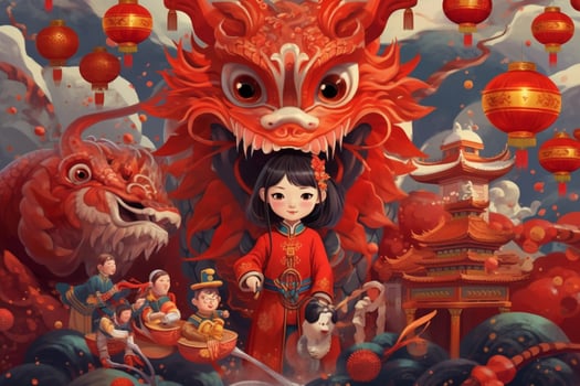 chinese new year poster photo