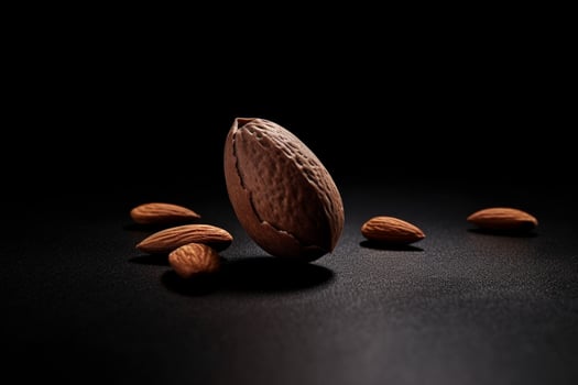close - up dark minimalist background realistic an photo