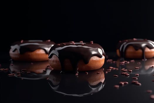 close - up dark minimalist background realistic an photo
