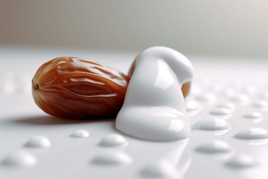 close - up white minimalist background realistic a photo