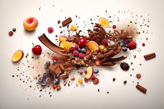 exploded axonometric view of a chocolate chocolate photo