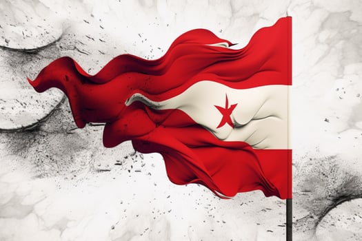 flag wallpaper of Bahrain photo