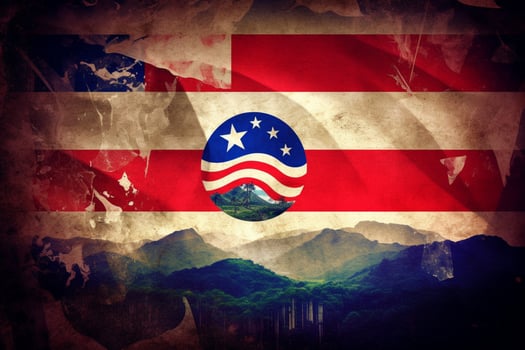 flag wallpaper of Costa Rica photo