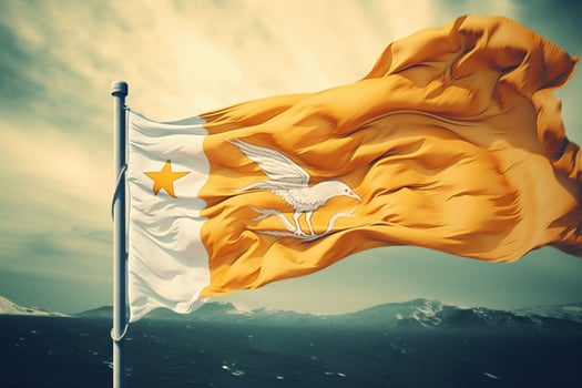 flag wallpaper of Cyprus photo