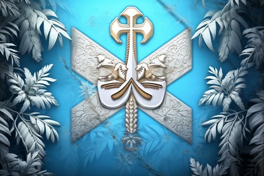 flag wallpaper of Fiji photo