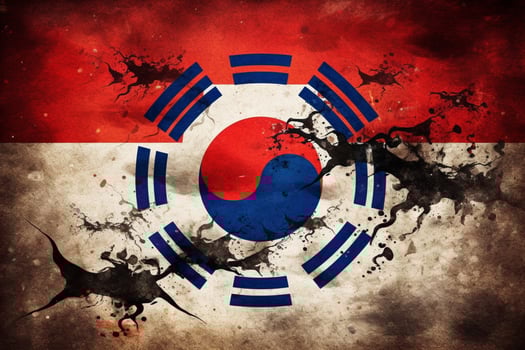 flag wallpaper of Korea photo