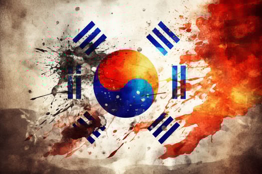 flag wallpaper of Korea photo