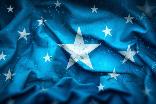 flag wallpaper of Micronesia photo