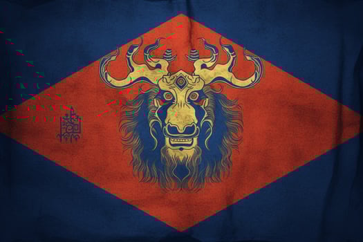flag wallpaper of Mongolia photo