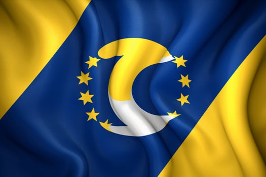 flag wallpaper of Nauru photo