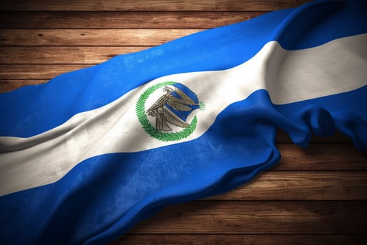 flag wallpaper of Nicaragua photo