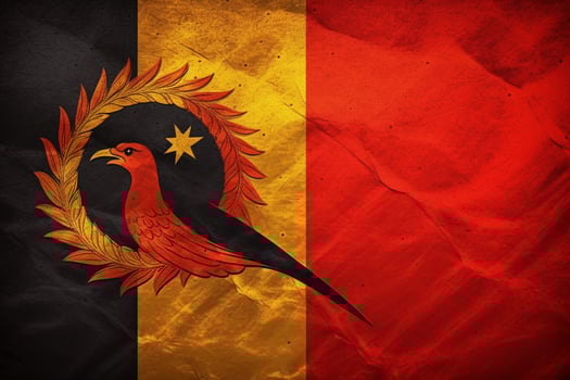 flag wallpaper of Timor-Leste photo