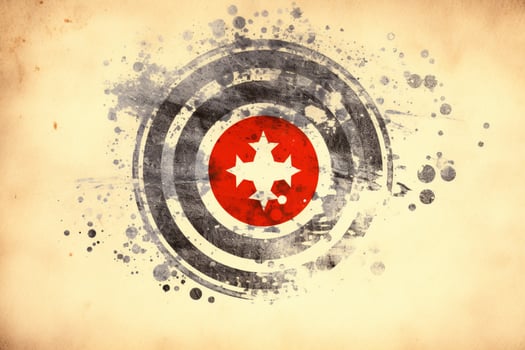 flag wallpaper of Tunisia photo