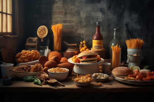 food photography concrete corner cinematic photo